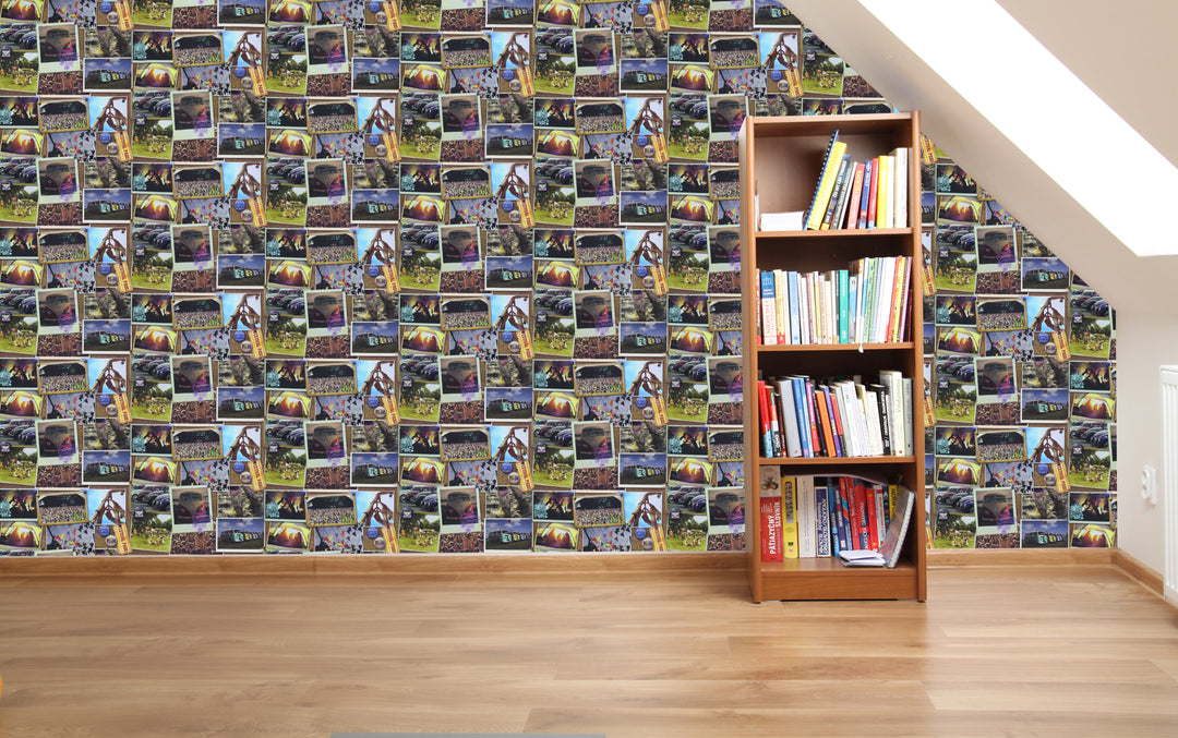 Tower Bridge Dy Urban Pop Art Wallpaper Skb50134