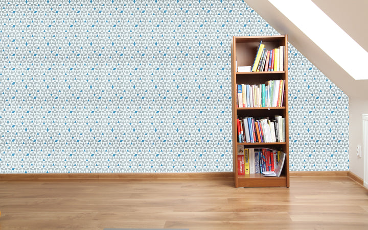 Tower Bridge Dy Cyan Geo Wallpaper Skb52532