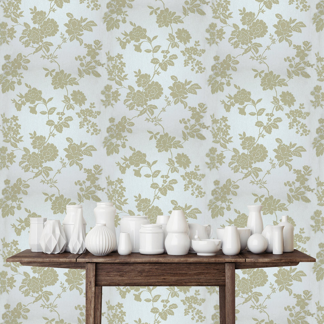 Tower Bridge Hm Gold Leaf Spray Wallpaper Skg08511