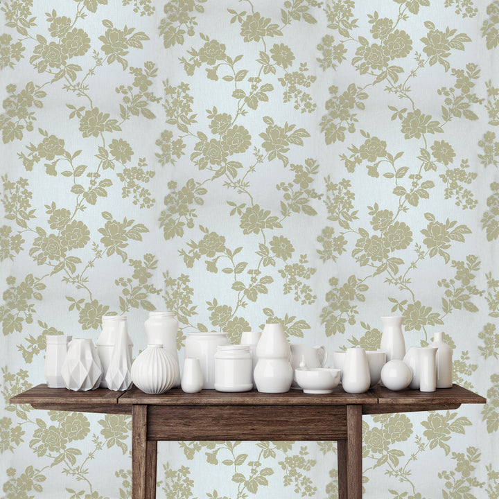Tower Bridge Hm Gold Leaf Spray Wallpaper Skg08511