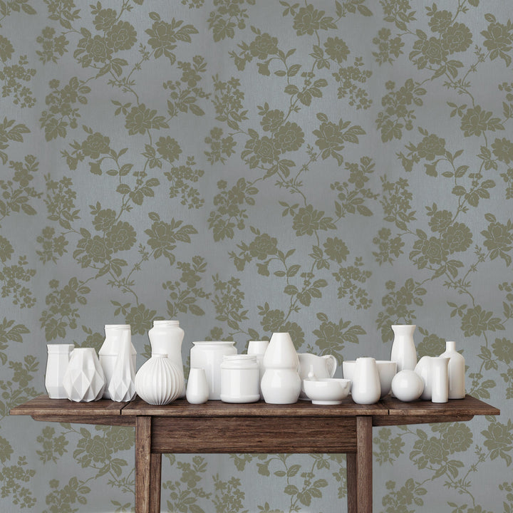 Tower Bridge Hm Sand Botanical Wallpaper Skg08514