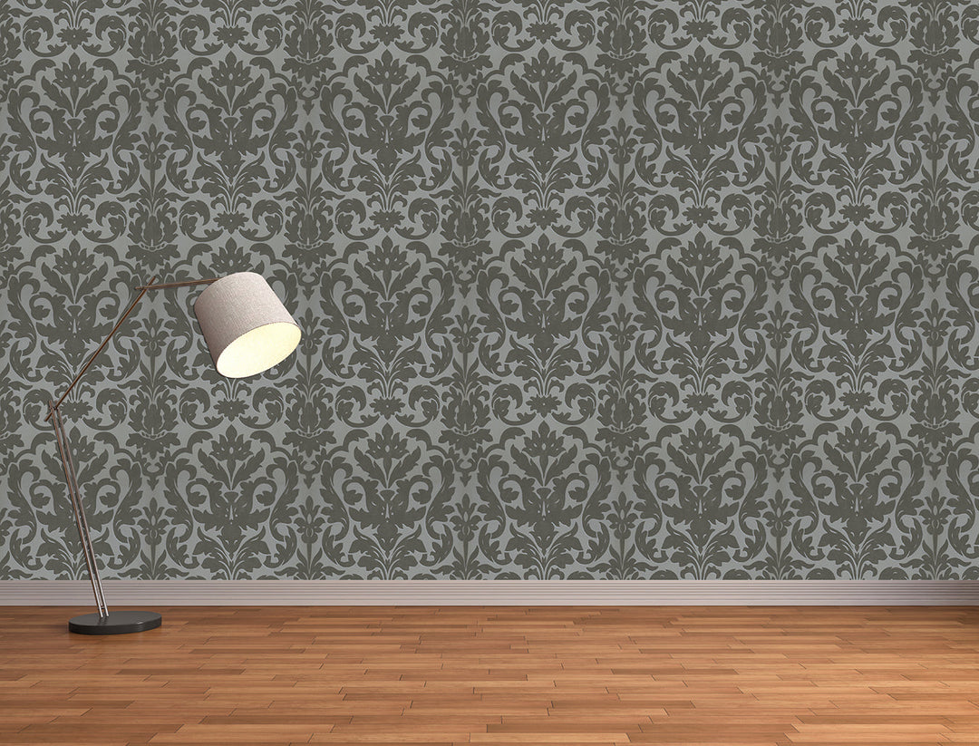 Tower Bridge Hm Pearl Damask Wallpaper Skg08541
