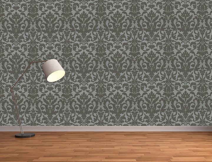 Tower Bridge Hm Pearl Damask Wallpaper Skg08541