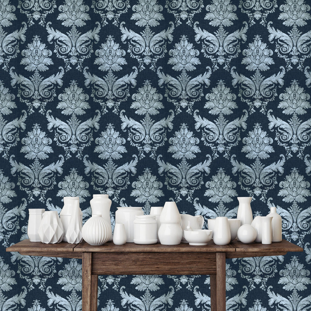 Tower Bridge Hm Noir Floral Wallpaper Skg86671