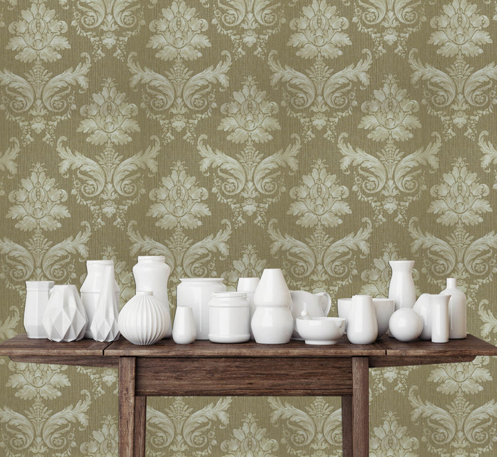 Tower Bridge Hm Antique Floral Wallpaper Skg86673