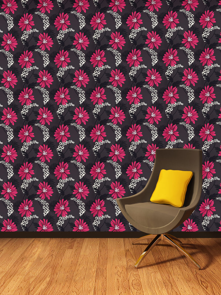 Tower Bridge Nj Fuchsia Daisy Wallpaper Skf07425