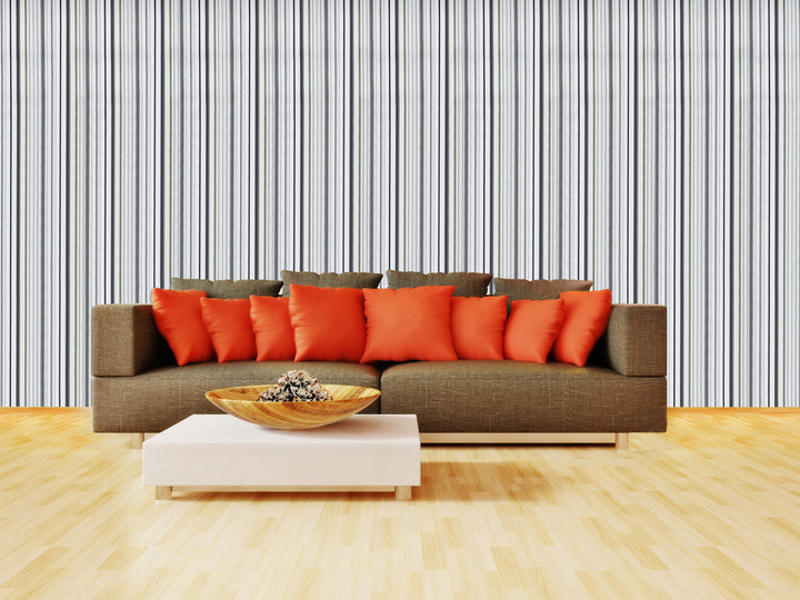 Tower Bridge Nj Greyscale Stripe Wallpaper Skf08683