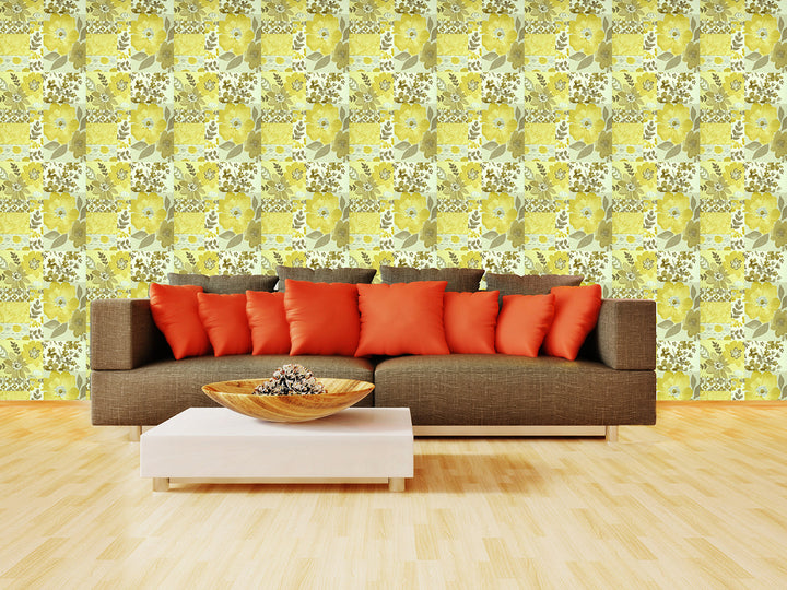 Tower Bridge Nj Citrine Garden Wallpaper Skf08713