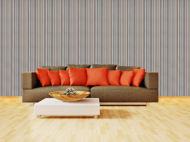 Tower Bridge Nj Taupe Stripes Wallpaper Skf08843