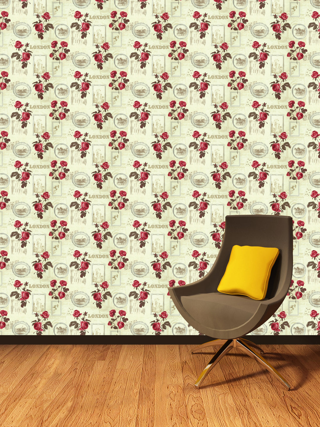 Tower Bridge Nj Vintage Rose Wallpaper Skf22461