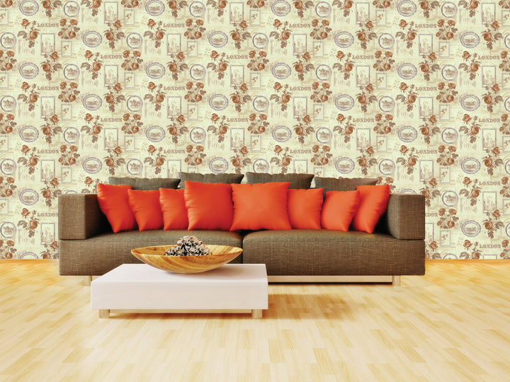 Tower Bridge Nj Antique Rose Wallpaper Skf22463