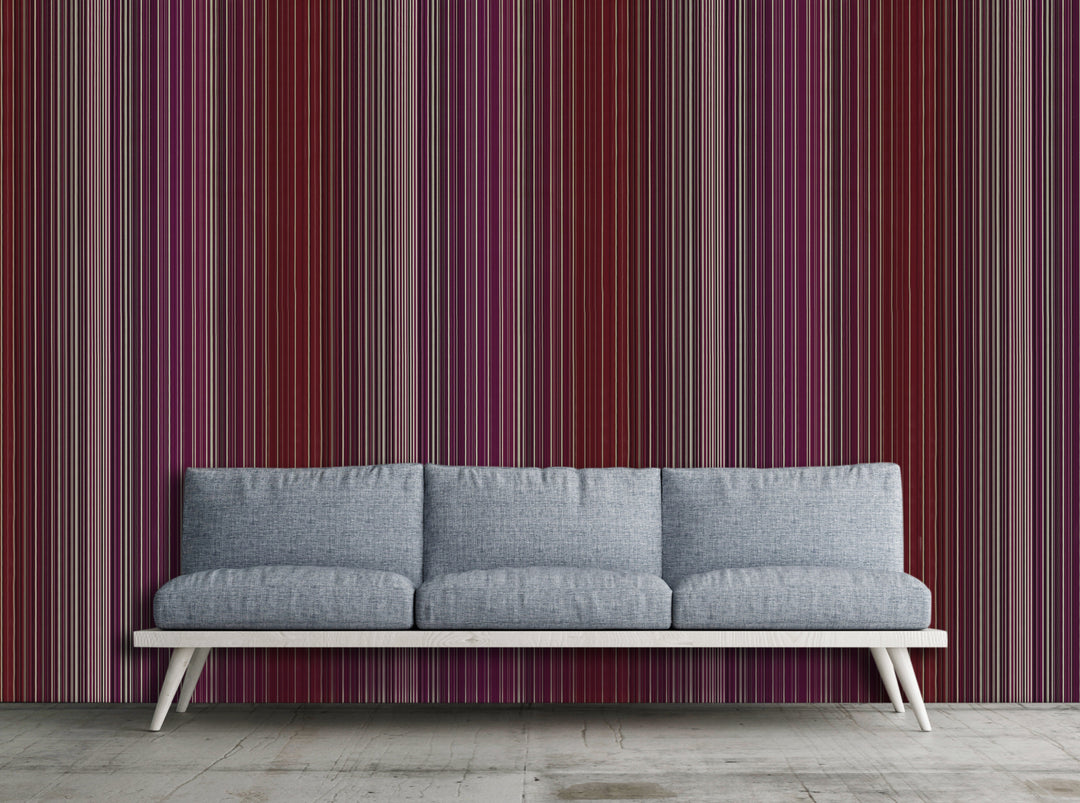Tower Bridge Sd Berry Stripe Wallpaper Sku08239