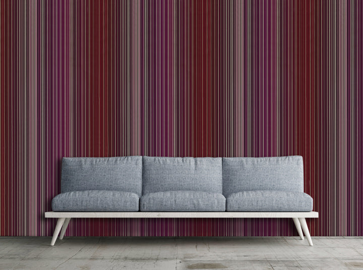 Tower Bridge Sd Berry Stripe Wallpaper Sku08239