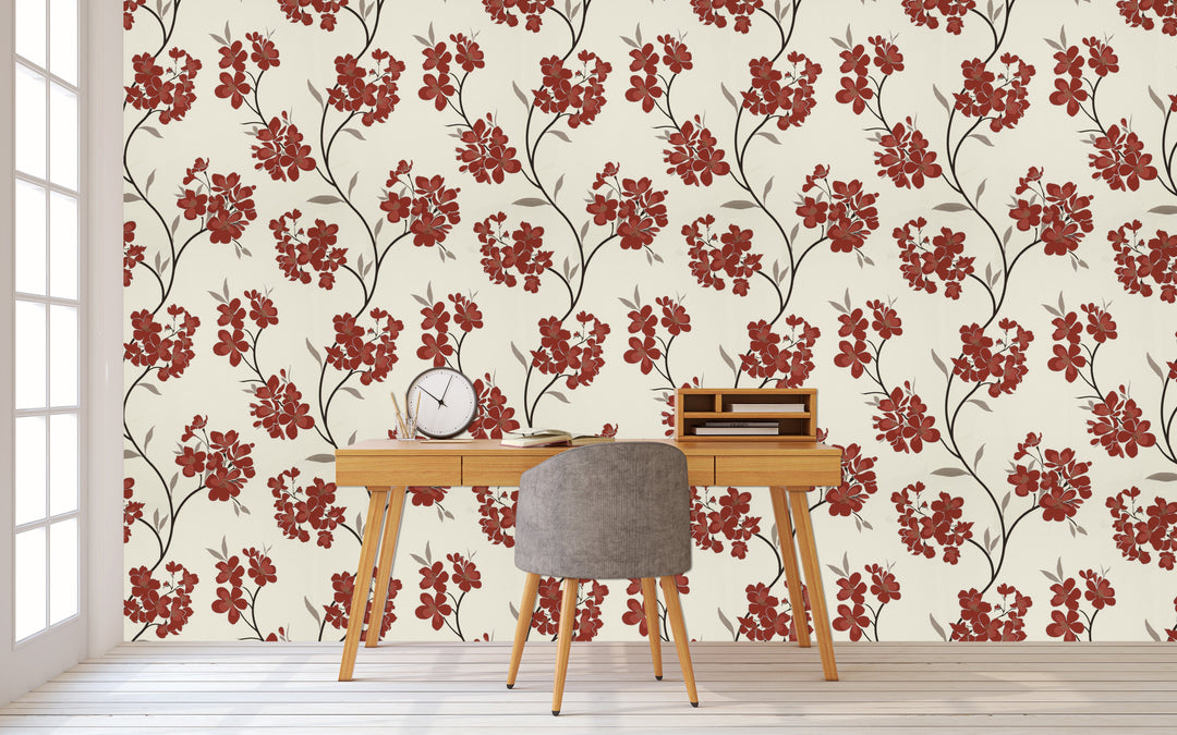 Trafalgar Square Ck Red Orchid Wallpaper Sku31-288