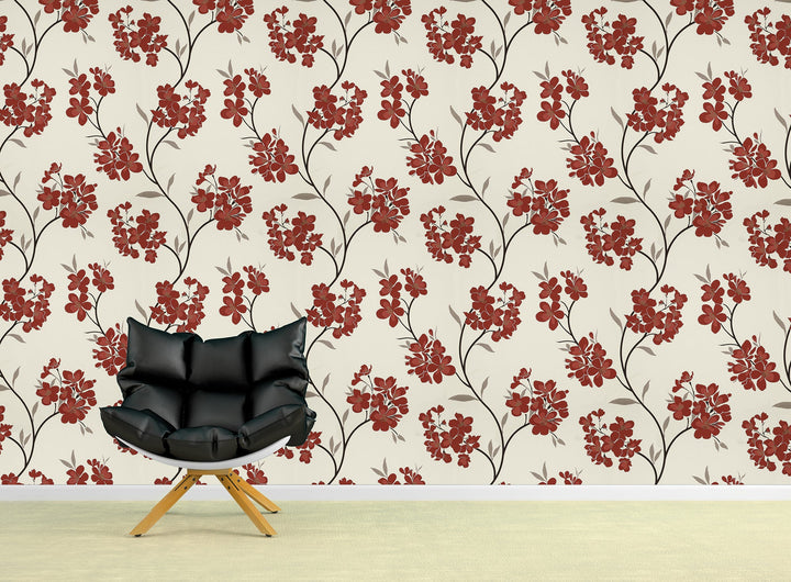 Trafalgar Square Ck Red Orchid Wallpaper Sku31-288