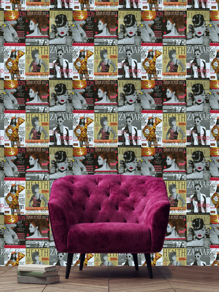 Trafalgar Square Dg Retro Collage Wallpaper Skn1012