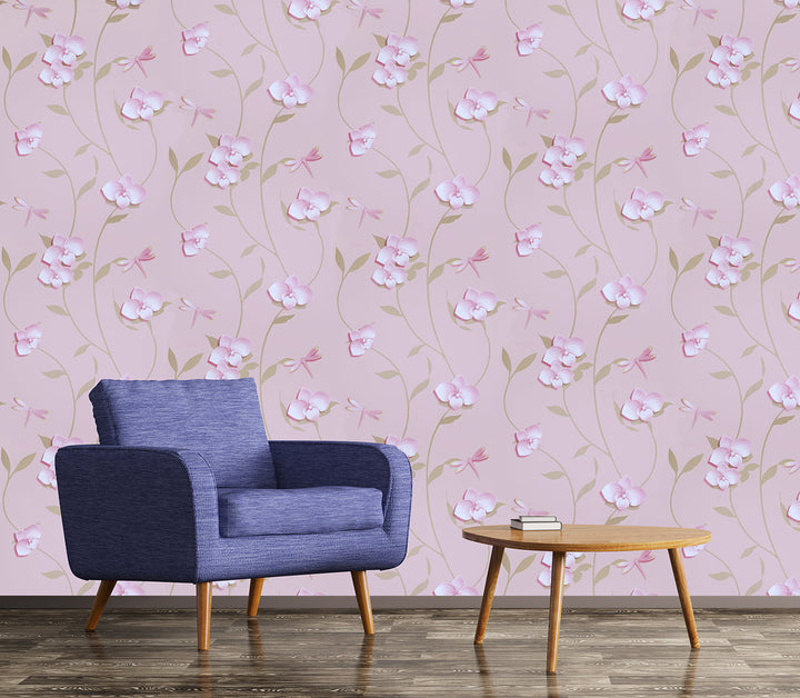 Trafalgar Square Dg Blush Petals Wallpaper Skn1039