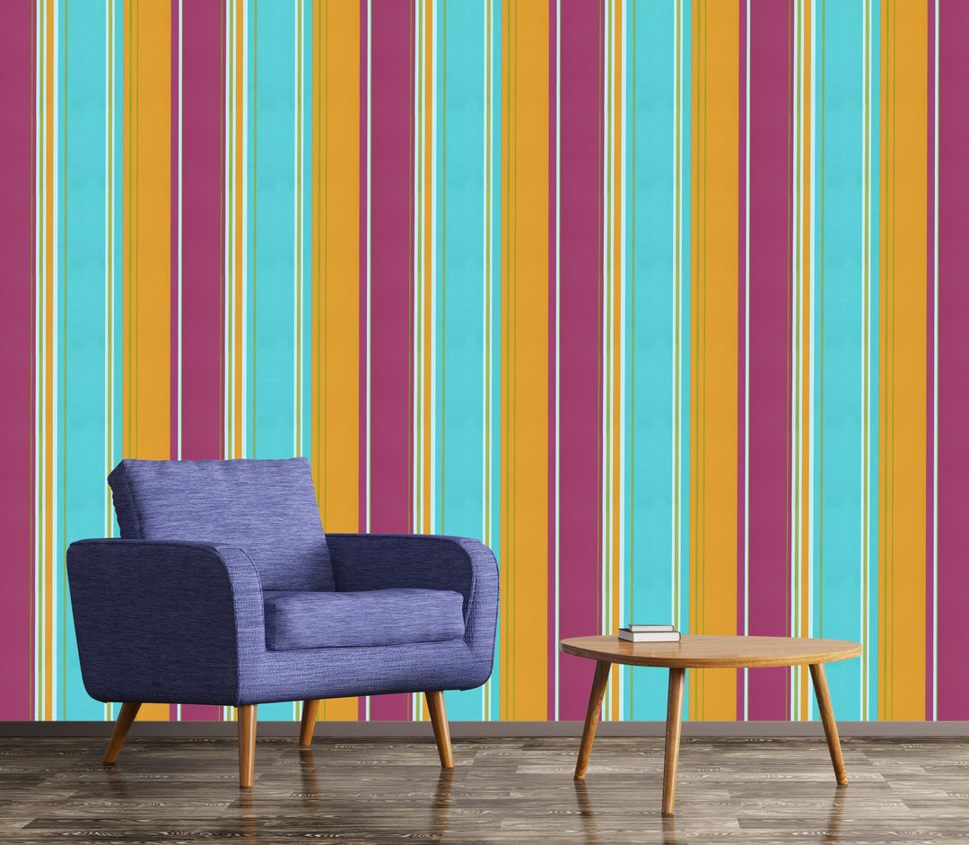 Trafalgar Square Dg Pop Stripe Wallpaper Skn1054