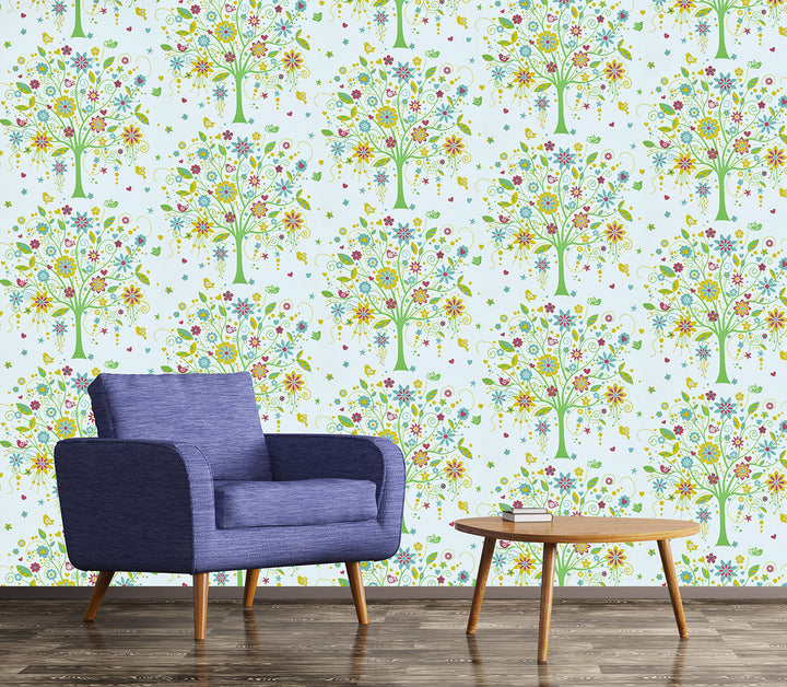Trafalgar Square Dg Confetti White Wallpaper Skn1063