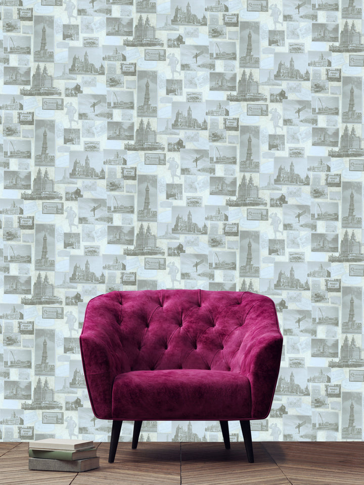 Trafalgar Square Dg Pixel Neutral Wallpaper Skn1908