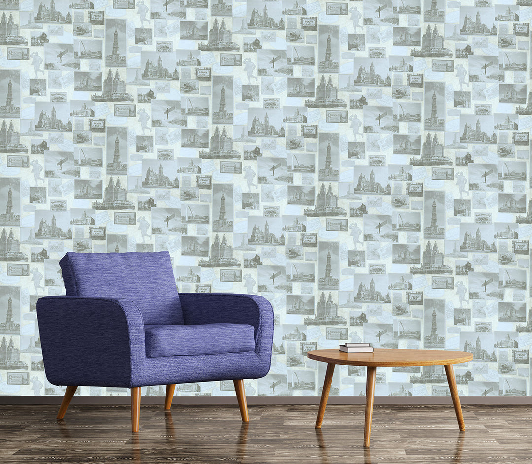 Trafalgar Square Dg Pixel Neutral Wallpaper Skn1908