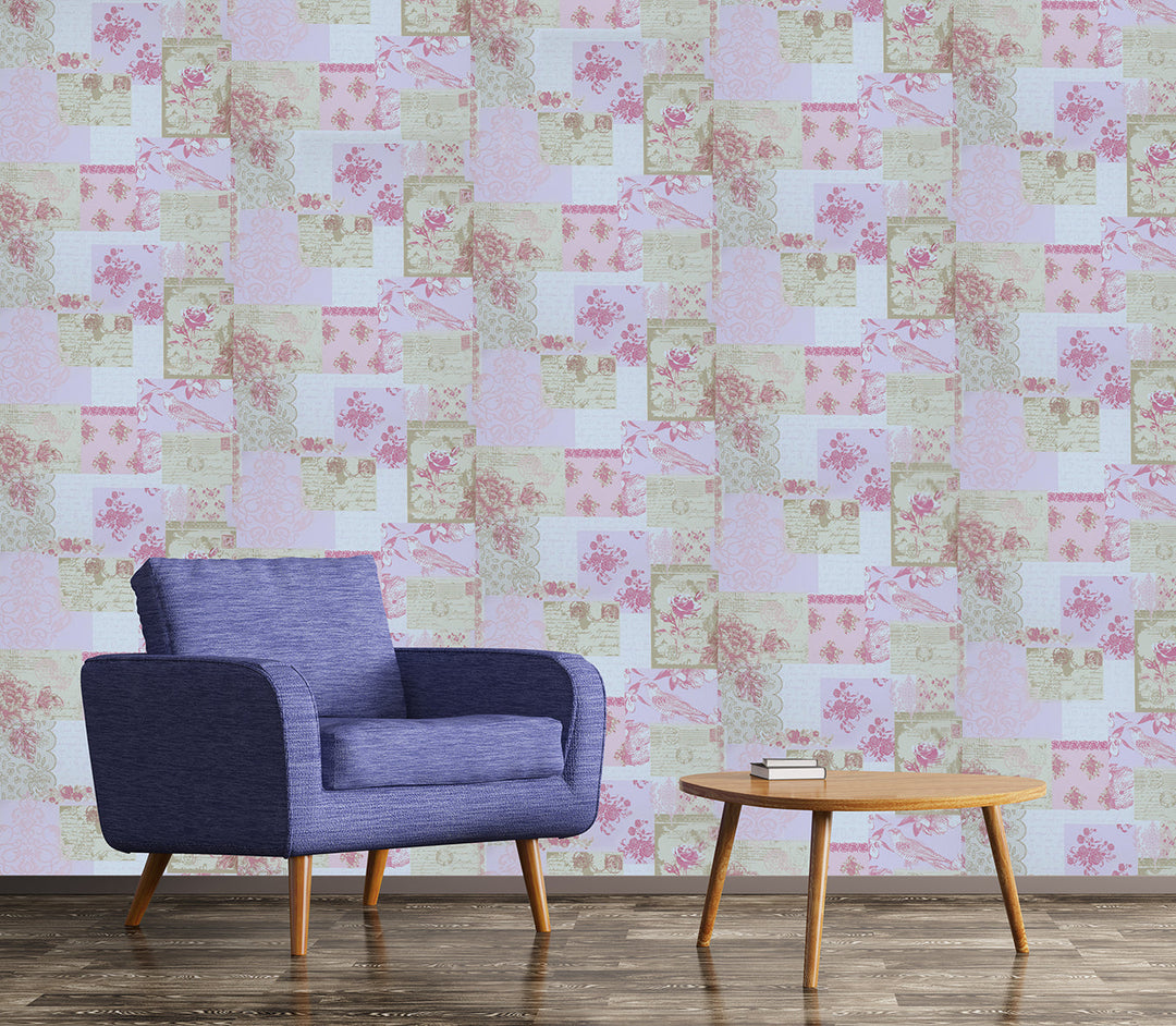 Trafalgar Square Dg Pink Bloom Wallpaper Skn1927