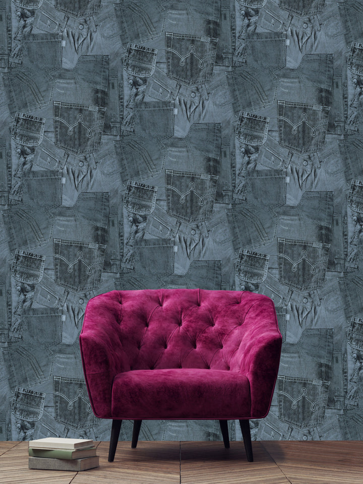 Trafalgar Square Dg Slate Texture Wallpaper Skn2172