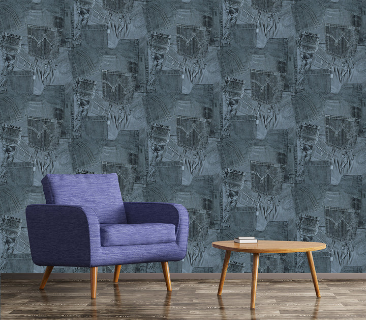 Trafalgar Square Dg Slate Texture Wallpaper Skn2172