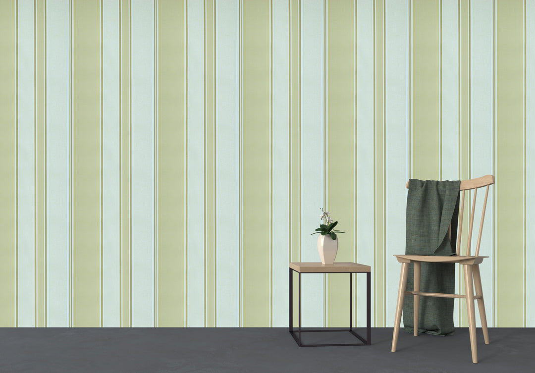 Trafalgar Square Lv Olive Stripe Wallpaper Skn1029