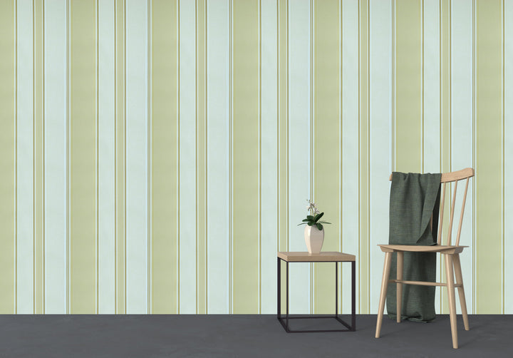 Trafalgar Square Lv Olive Stripe Wallpaper Skn1029