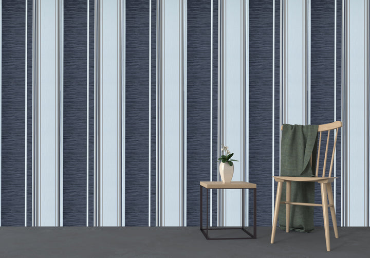 Trafalgar Square Lv Onyx Stripe Wallpaper Skn1998