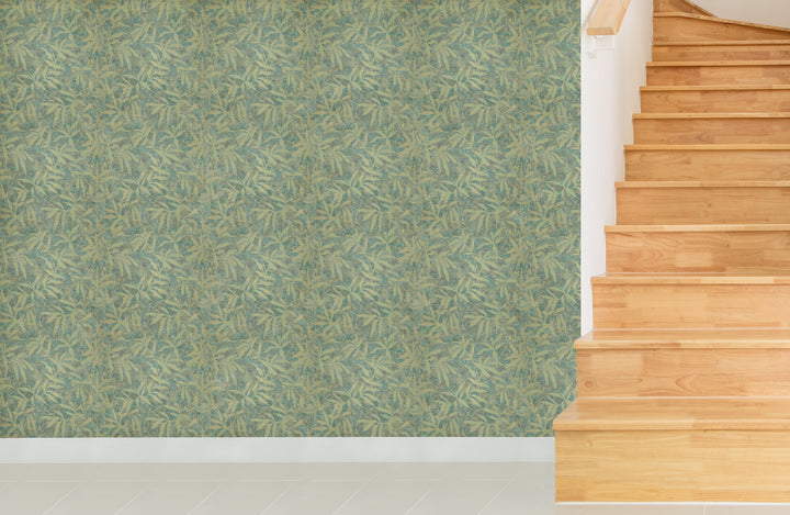 Trafalgar Square Lv Sage Leaf Wallpaper Skn2128