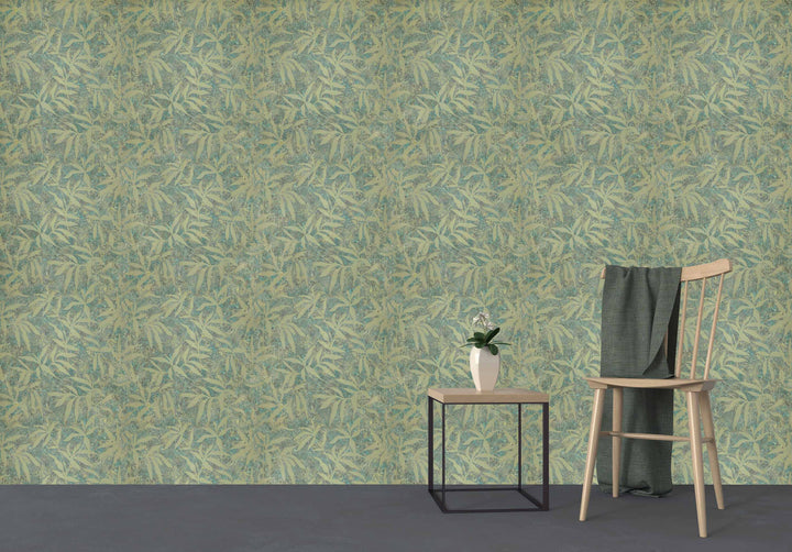 Trafalgar Square Lv Sage Leaf Wallpaper Skn2128