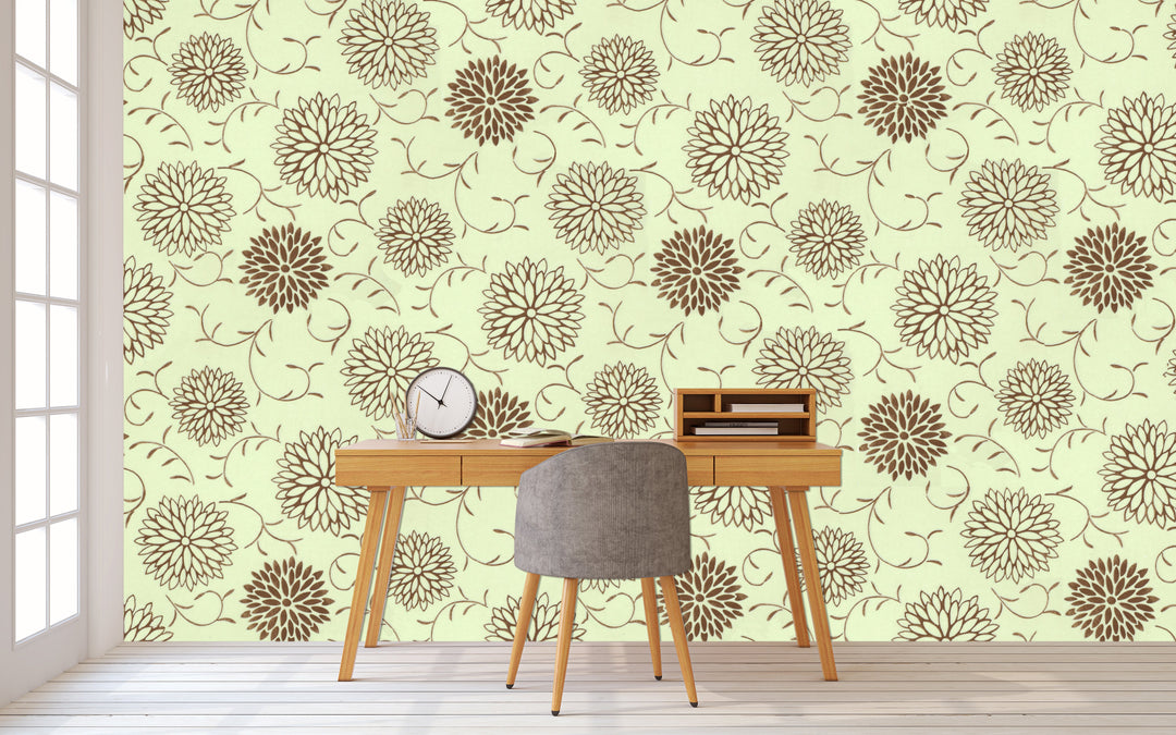 Trafalgar Square Ck Taupe Bloom Wallpaper Sku27590