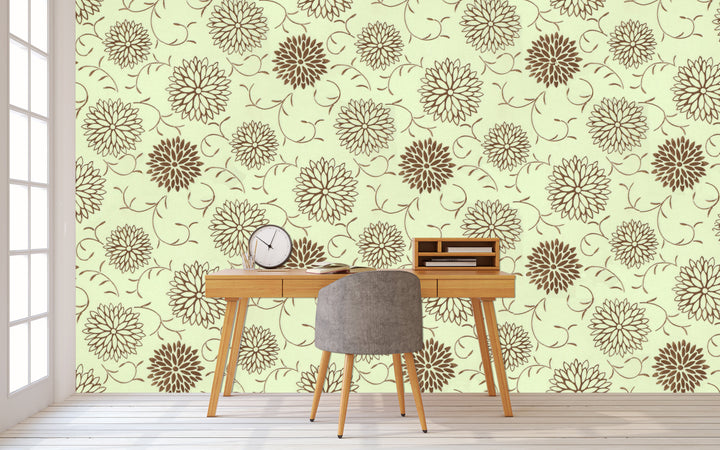 Trafalgar Square Ck Taupe Bloom Wallpaper Sku27590