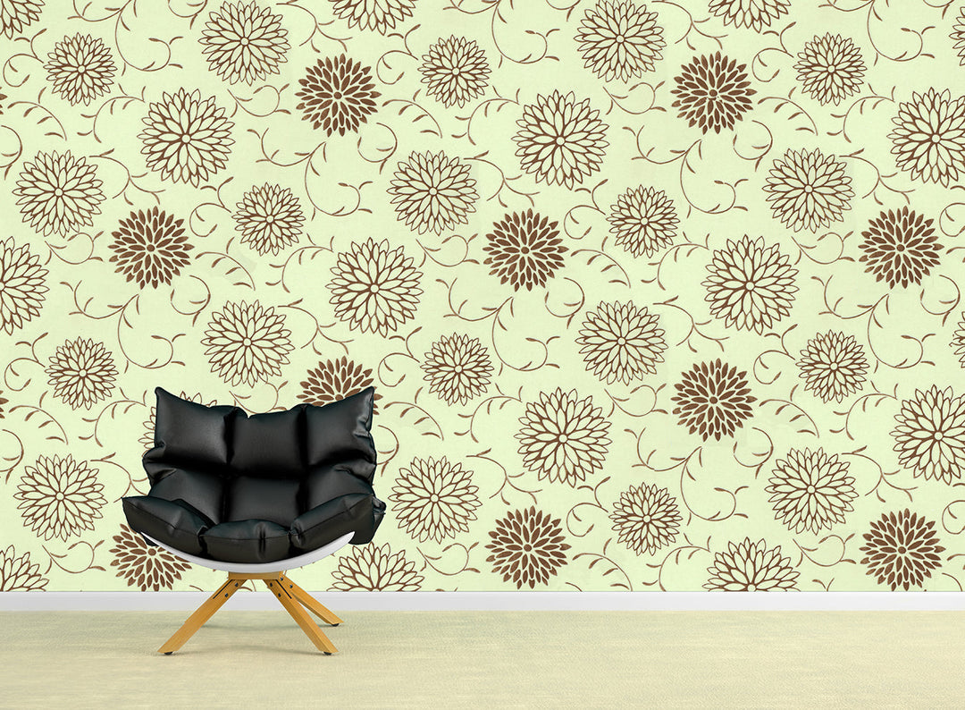 Trafalgar Square Ck Taupe Bloom Wallpaper Sku27590