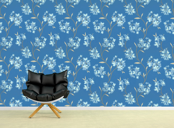Trafalgar Square Ck Cobalt Bloom Wallpaper Sku31-292