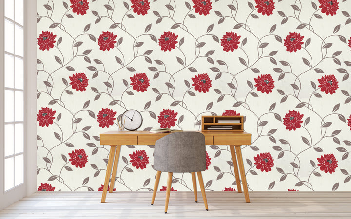 Trafalgar Square Ck Crimson Leaf Wallpaper Sku41-125