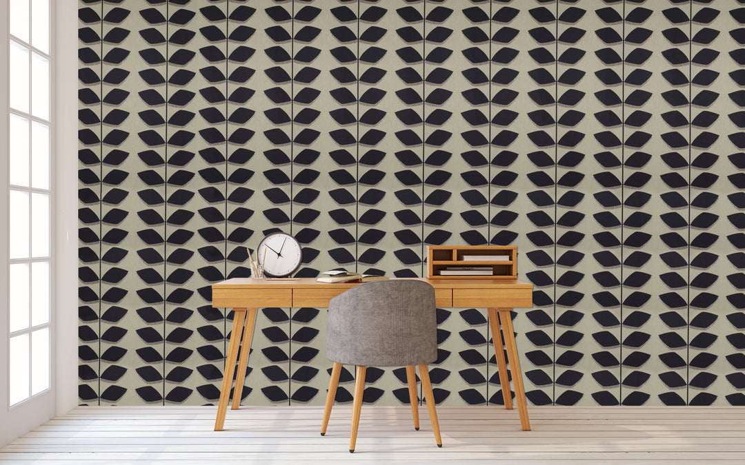 Trafalgar Square Ck Geo Charcoal Wallpaper Sku42-220