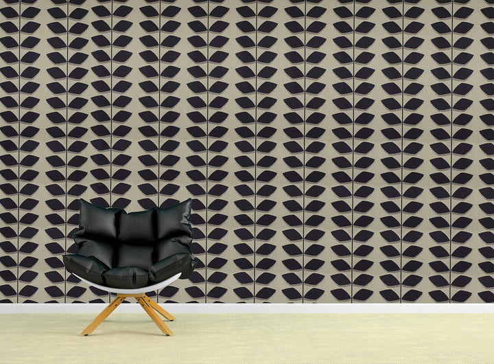 Trafalgar Square Ck Geo Charcoal Wallpaper Sku42-220