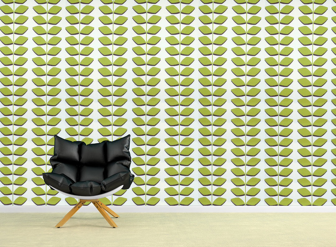 Trafalgar Square Ck Lime Chevron Wallpaper Sku42-231