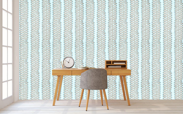 Trafalgar Square Ck Sky Stripes Wallpaper Sku43-245