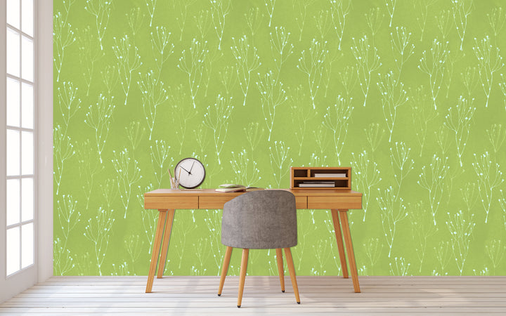 Trafalgar Square Ck Lime Branch Wallpaper Sku43-632