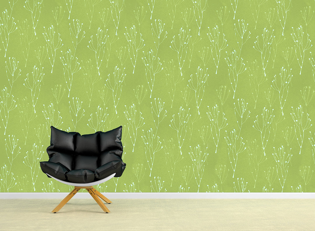 Trafalgar Square Ck Lime Branch Wallpaper Sku43-632