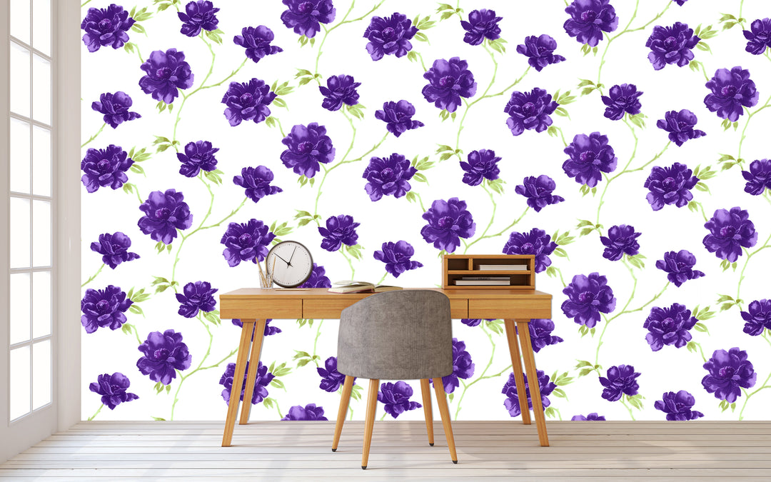 Trafalgar Square Ck Violet Dot Wallpaper Sku61-601