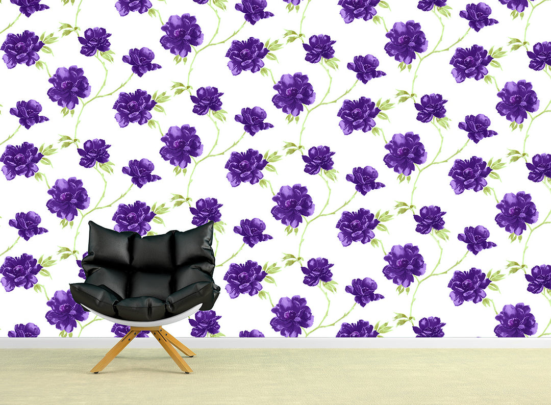 Trafalgar Square Ck Violet Dot Wallpaper Sku61-601