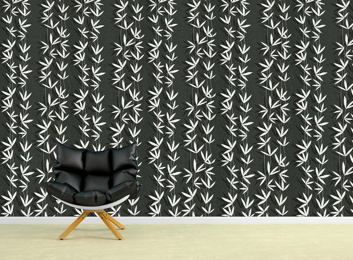 Trafalgar Square Ck Ebony Leaf Wallpaper Sku69242