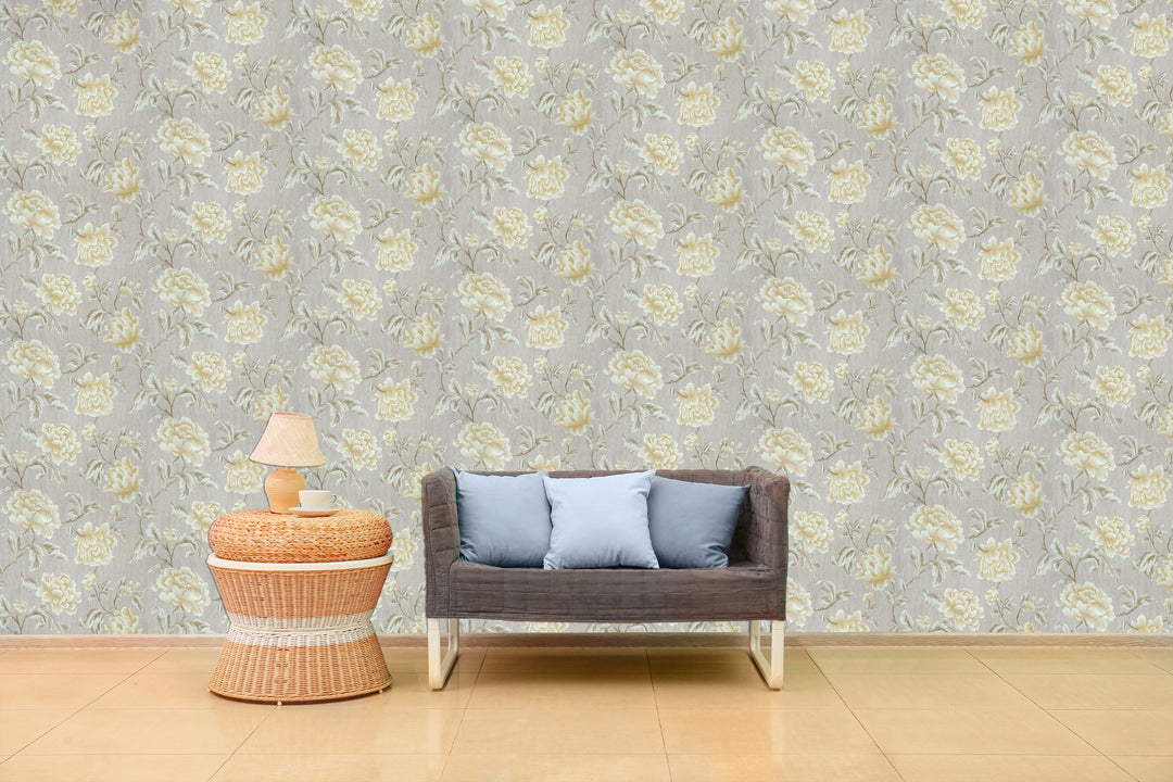 Wellington Gold Blossom Wallpaper Hm20101