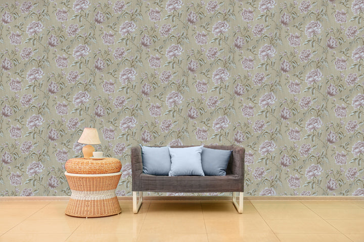 Wellington Lilac Bloom Wallpaper Hm20105