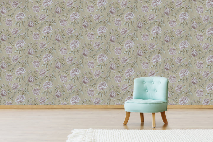 Wellington Lilac Bloom Wallpaper Hm20105